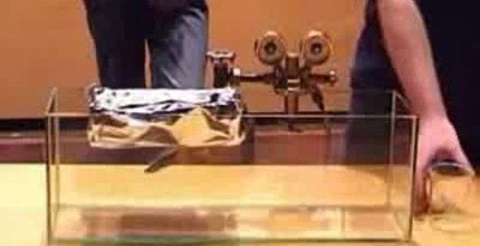 Фольга в газе