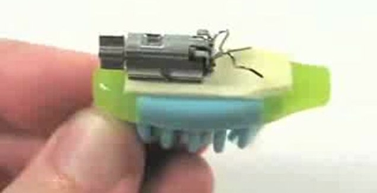 Вибратор на зубной щётке