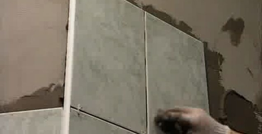 Мир ремонта - укладка керамической плитки на стену