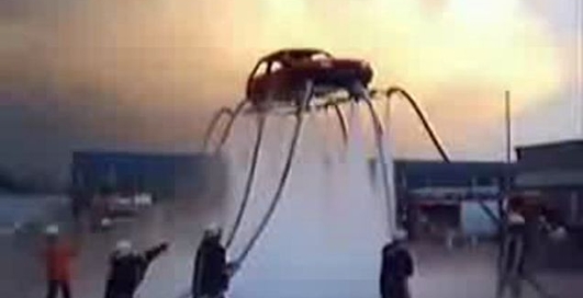 Пожарники балуются...