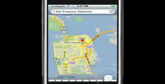 iPhone and Google maps
