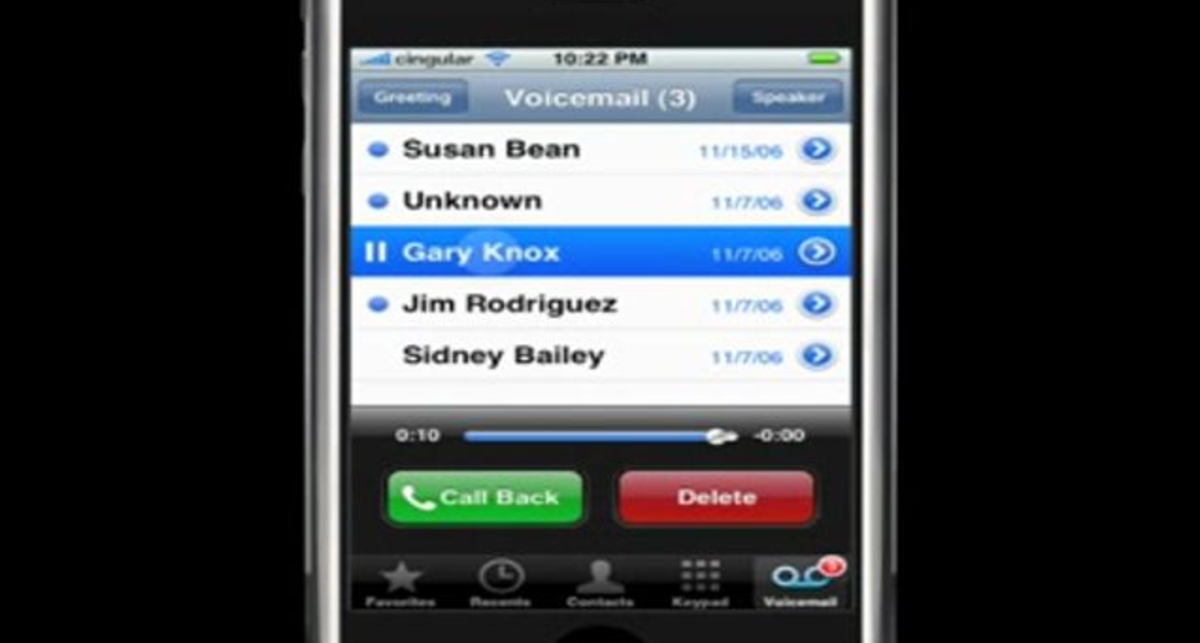 iPhone - голосовая почта