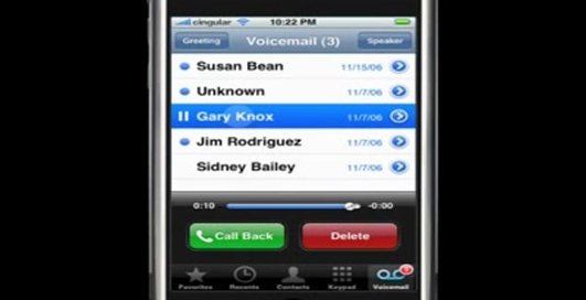 iPhone - голосовая почта
