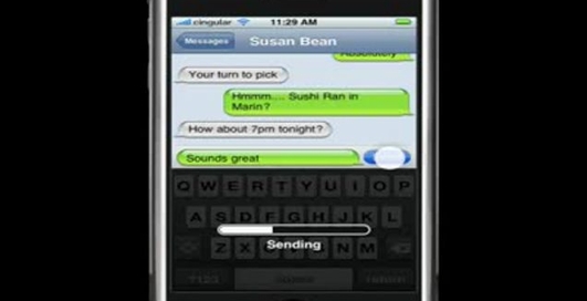 iPhone - Текстовое сообщение