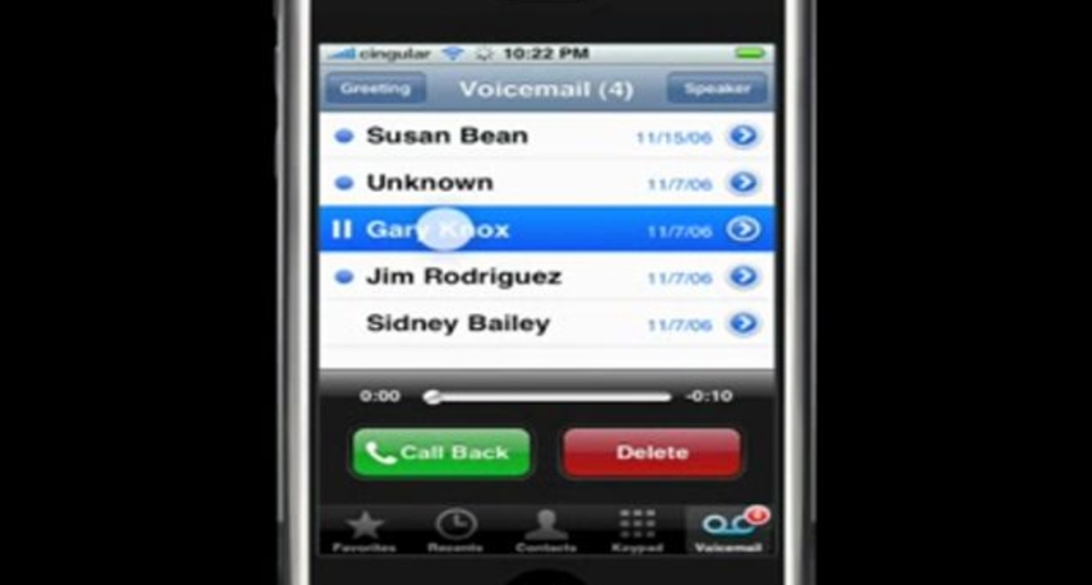 Голосовая почта на новом iPhone