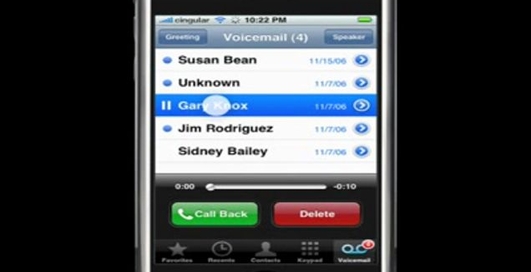 Голосовая почта на новом iPhone