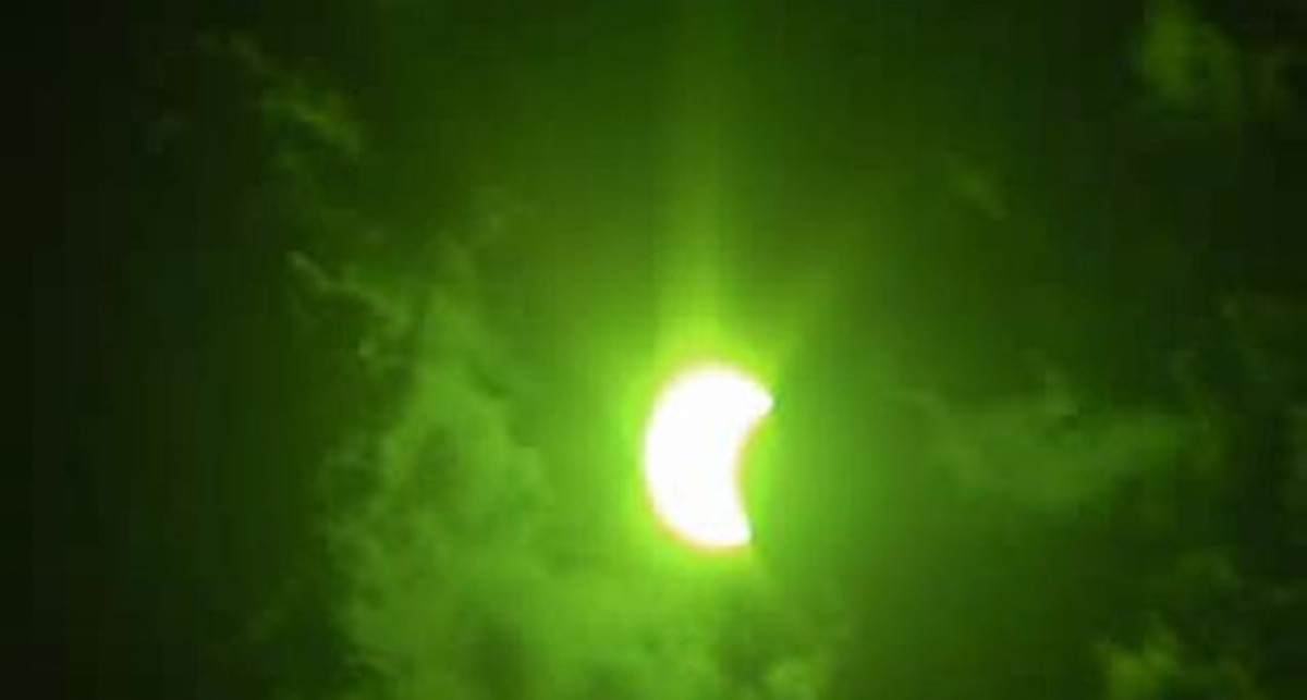 Солнечное затмение. Барнаул