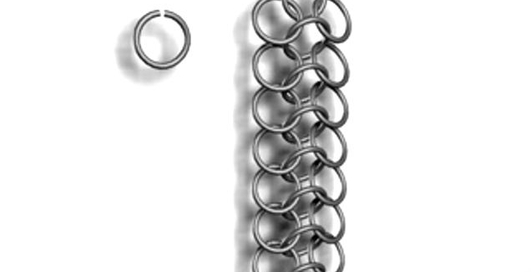 Один из вариантов, как плести кольчугу