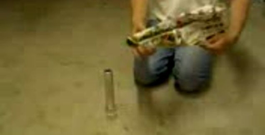 Огонь от фонарика