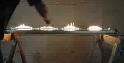 Звуковые волны из пламени. Стоячие волны