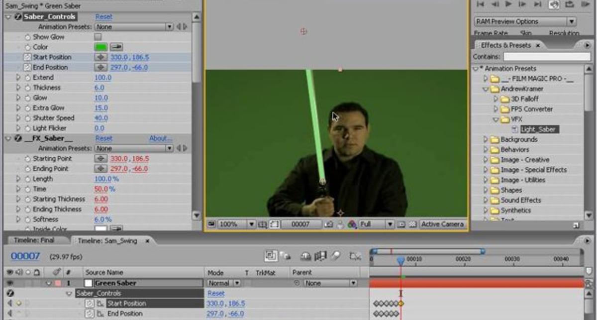 20 After Effects - Light Sabers