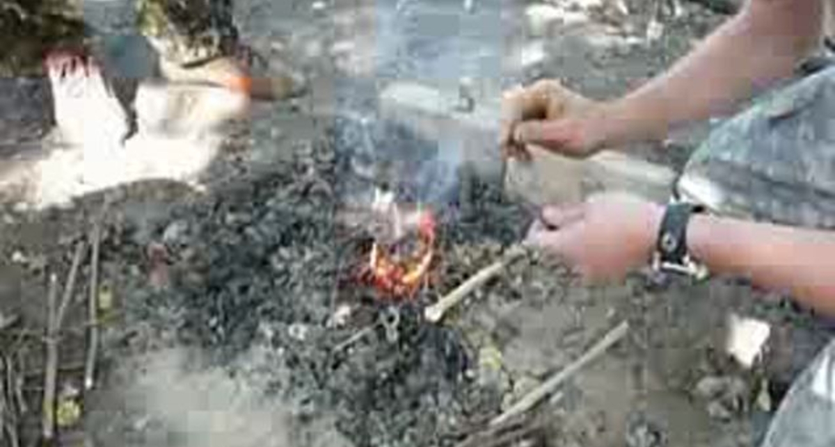 Добыча огня химическим способом