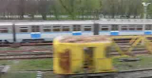 Клип про поезд Акварель