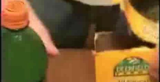 Светящаяся бутылка )(