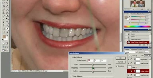 Уроки фотошопа - Портретная ретушь. Пример 2