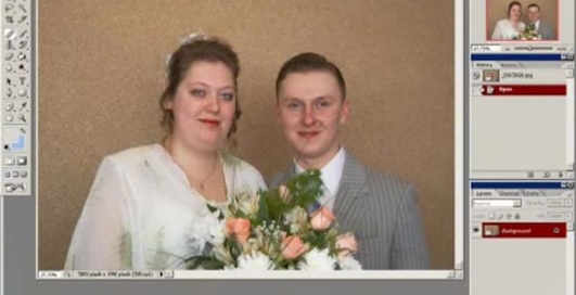 Уроки фотошопа - Портретная ретушь. Пример 1