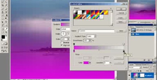 Уроки фотошопа - Градиентная заливка