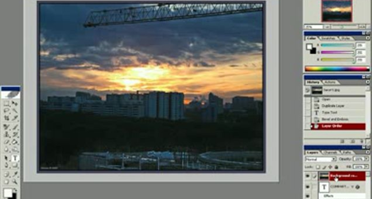 Уроки фотошопа - Создание логотипа на изображении