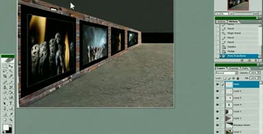 Уроки фотошопа - Коллаж из фотографий сюжетной макросъёмки