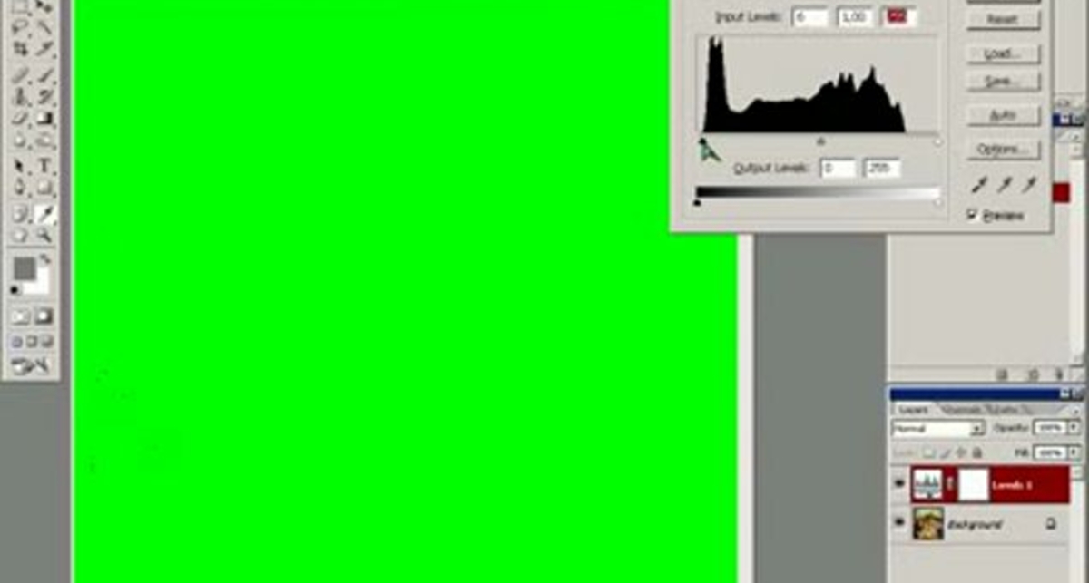 Уроки фотошопа - Восстановление фотографий. Инструмент Levels