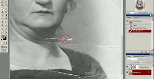 Уроки фотошопа - востановление старой фотографии