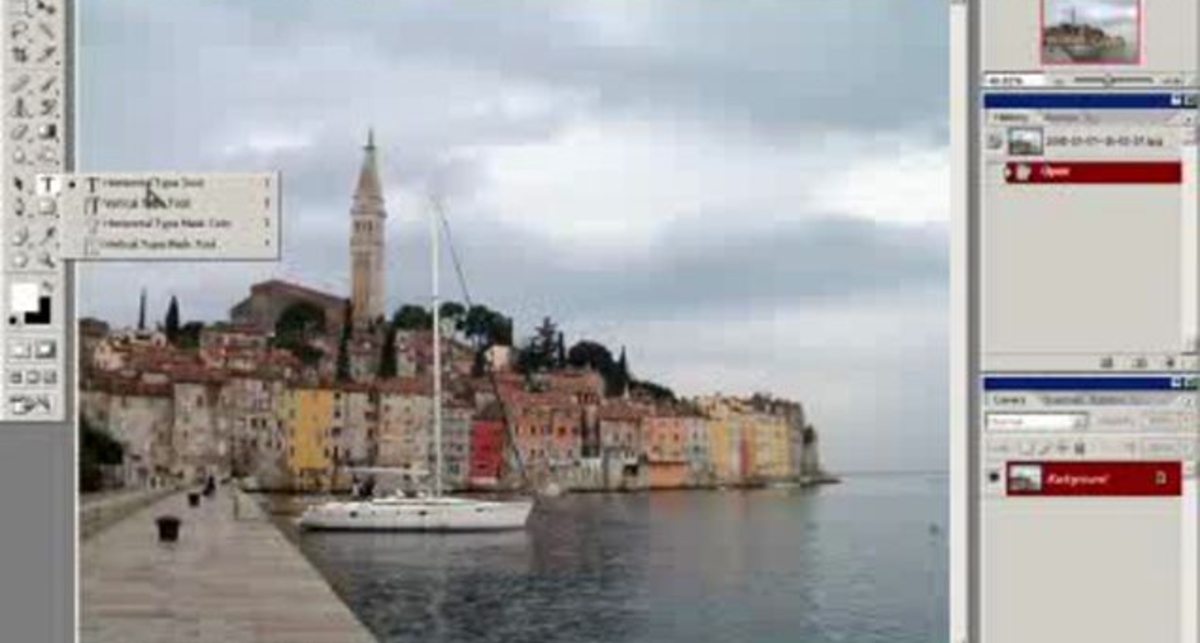 Уроки фотошопа - работа с текстом