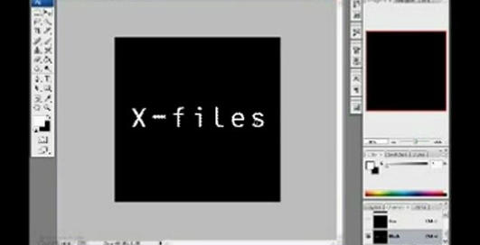 Уроки по фотошопу - фотошоп X-files