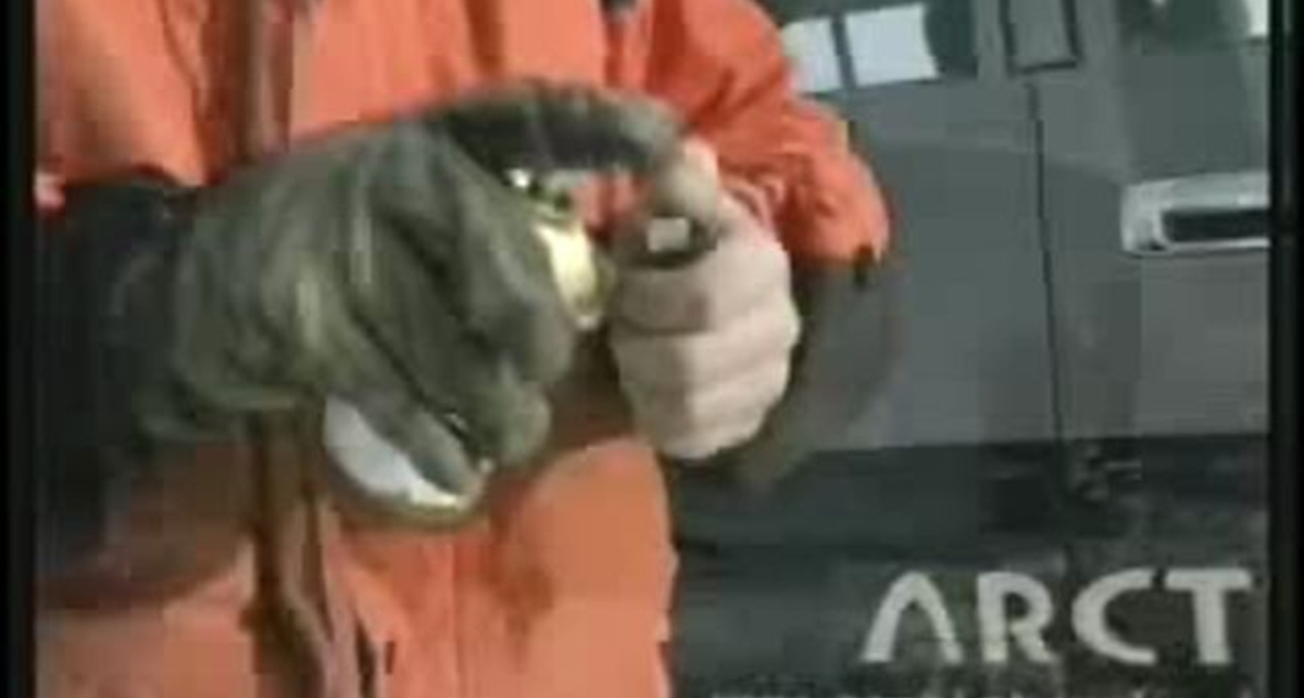 Как накочать шину в мороз!