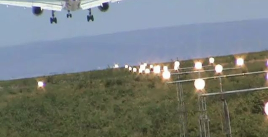 B757: "Козел" (взмывание)