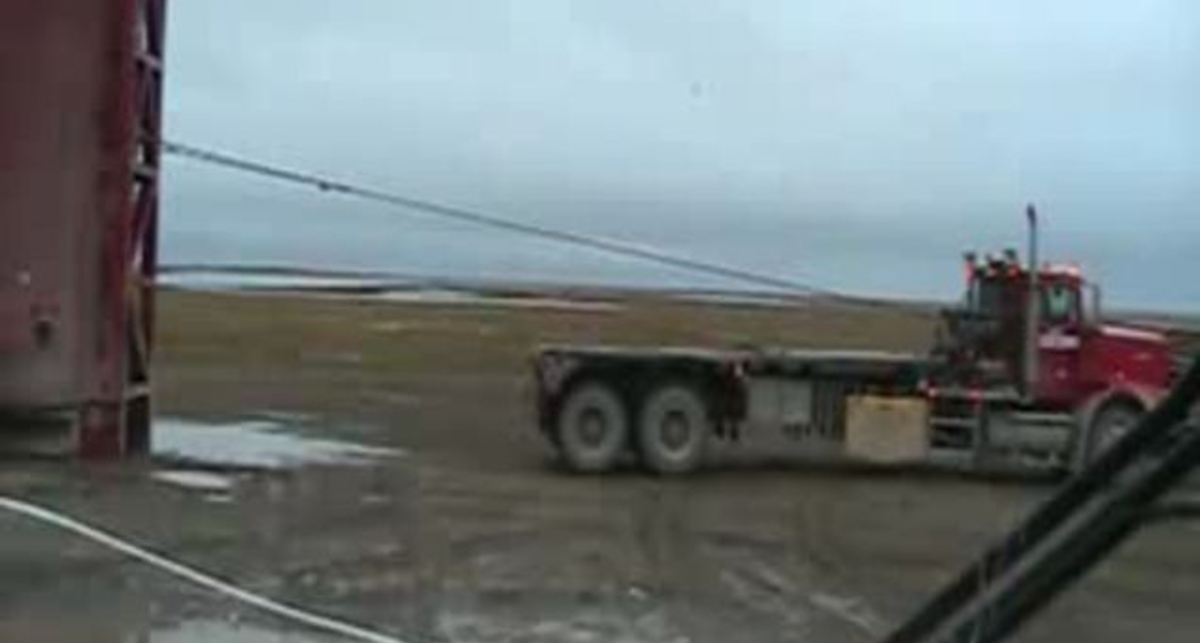 Уложил цистерну