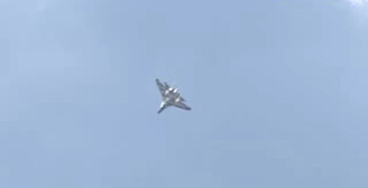 Первый показательный полет Су-35.