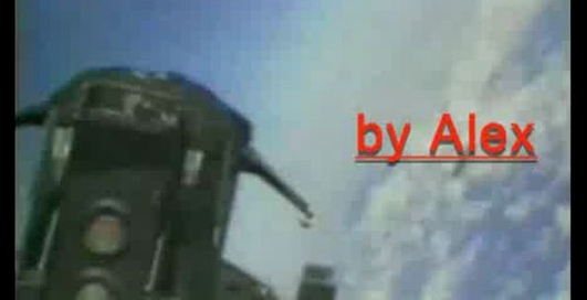 Секретные кадры - Миг преследует НЛО.