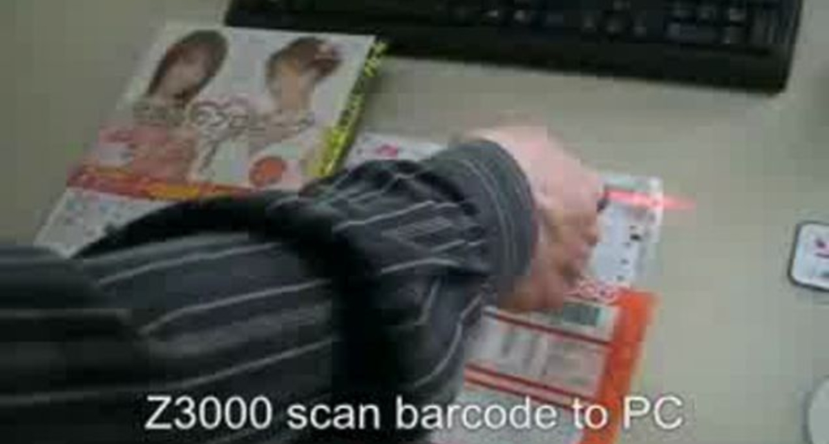Wireless barcode scanner Z3000-scan to PC