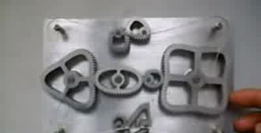 Шестерёнки неправильной формы в действии