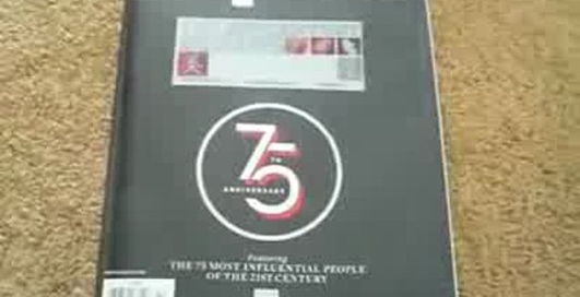 Обложка журнала с анимацией