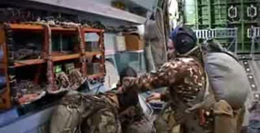 Ukrainian aircraft landing from An-70