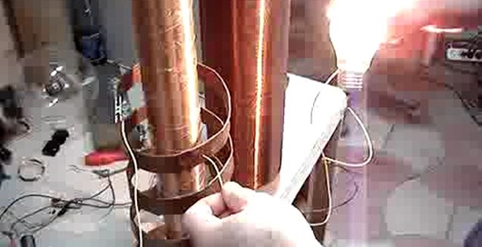 Эксперимент с лампой 100 ват