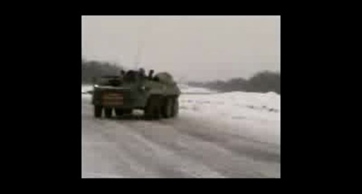 Дрифт на БТР