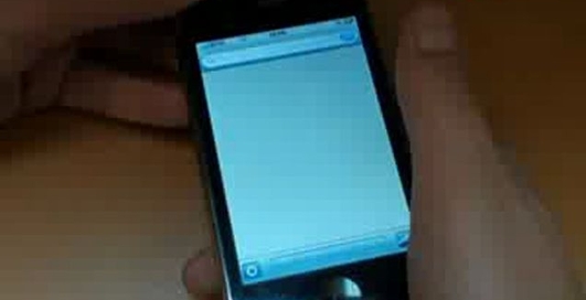 Apple iPhone 3G меню