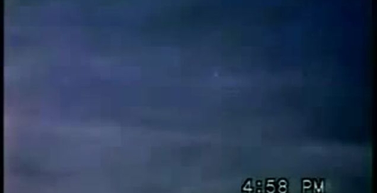 Швеция: НЛО в облаках