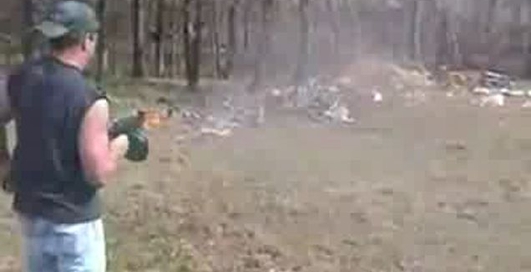 Калаш горит, но стреляет и не клинит!