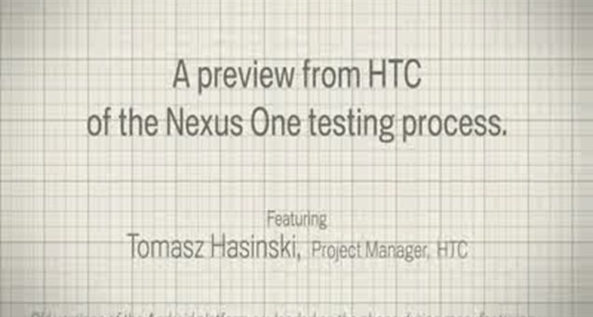 Тестирование Nexus One нового смартофона от Google