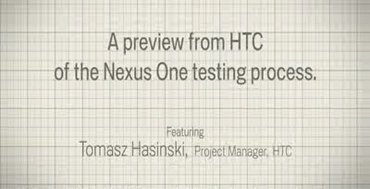 Тестирование Nexus One нового смартофона от Google