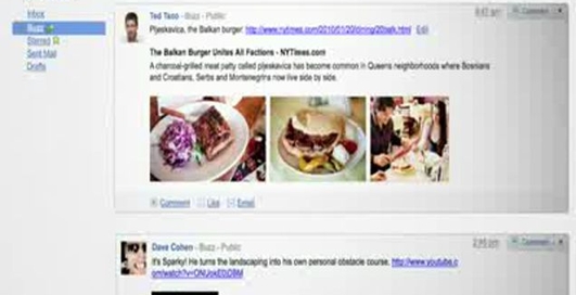 Google Buzz - Социальная сеть от Google