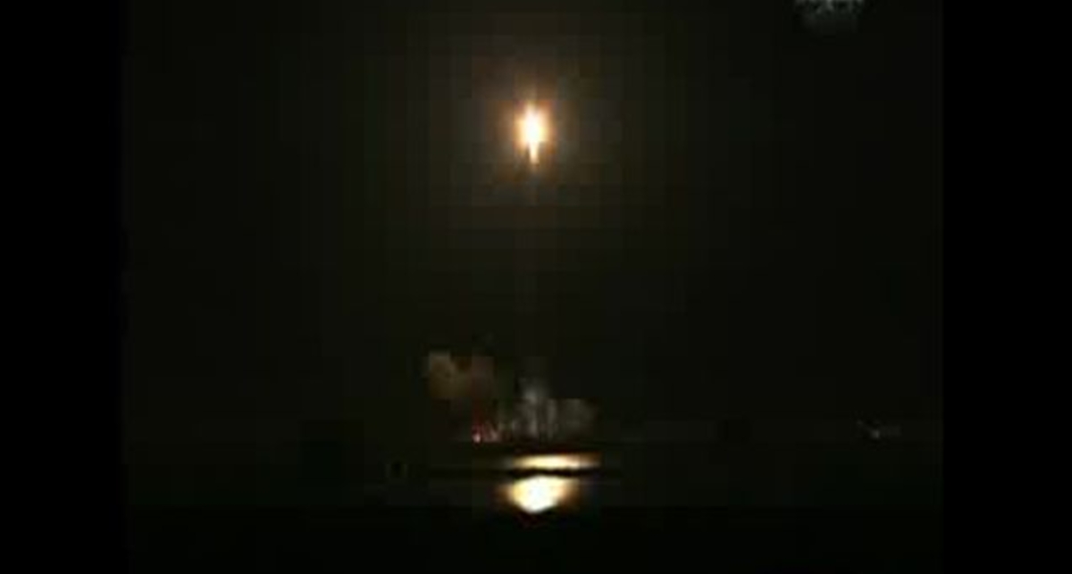 Красивый запуск новейшего метеоспутника