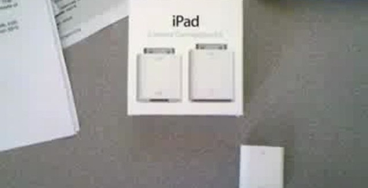 Camera connection kit подключает к iPad не только камеру