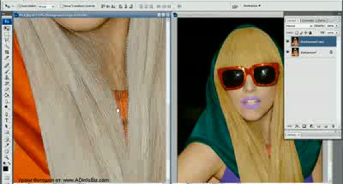 Фотошоп урок - Как изменить цвет волос, губ, одежды в фотошопе