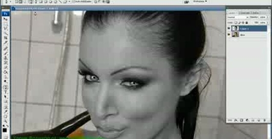 Фотошоп урок - Как наложить рисунок на тело в фотошопе