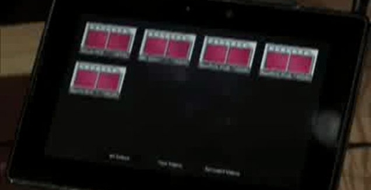 Демонстрация работы на BlackBerry PlayBook