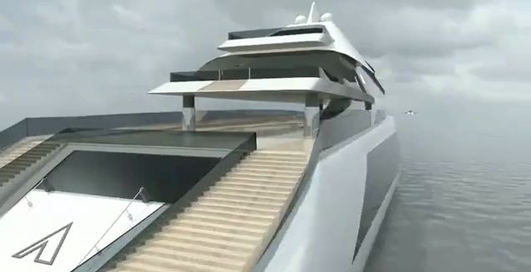 Концепт летающей яхты Фила Поли